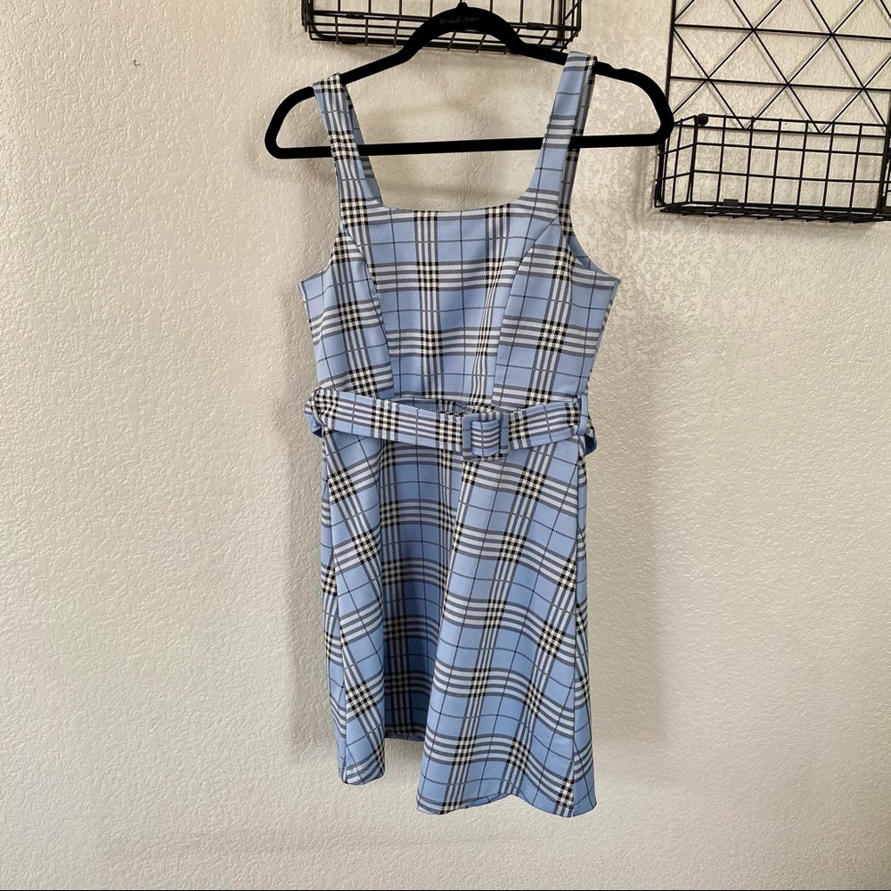 Y2K plaid dress